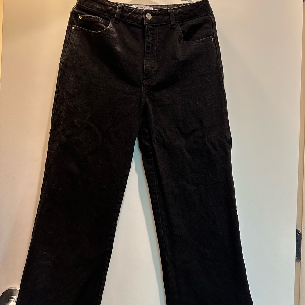 Zara Black Flare Women's Jeans